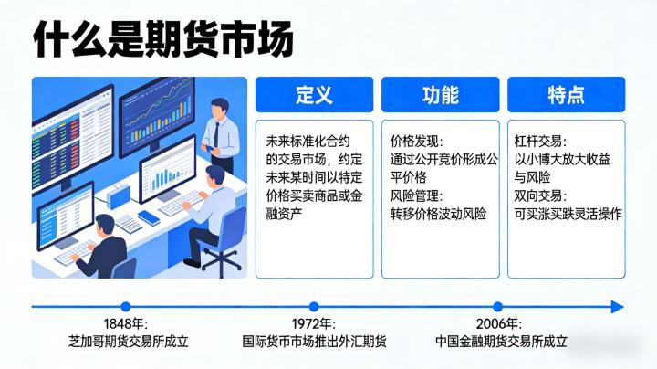 什么是期货市场？其核心特征与运作机制包含哪些关键内容？