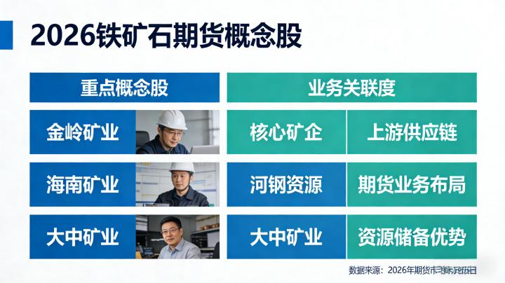 2026铁矿石期货概念股该如何筛选？核心投资逻辑与风险点有哪些？