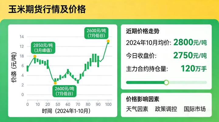 玉米期货行情及玉米价格在2026年如何走势?影响因素有哪些?