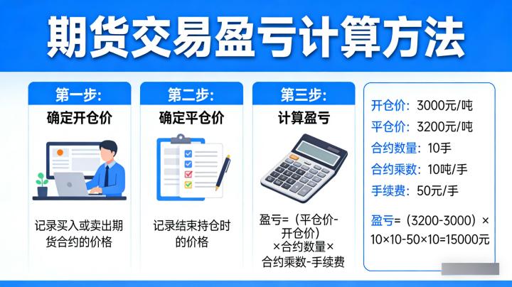 期货交易怎么算盈亏2026：从基础公式到实操细节，新手也能看懂的盈亏计算法