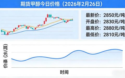 期货甲醇今日价格2026年2月26日最新行情及影响因素解析？