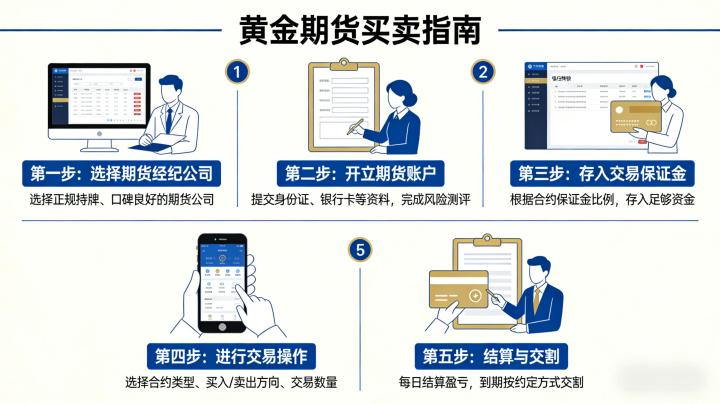 如何买卖黄金期货2026年完整实操流程及新手避坑指南？