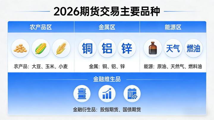 2026期货交易的主要品种有哪些?分类及交易要点全解析