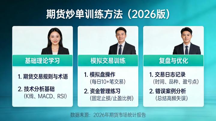 期货炒单的训练方法 2026年新手如何科学训练实现稳定盈利？