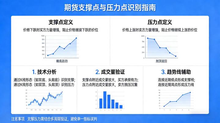 期货如何找到支撑点和压力点?4种实用方法,新手也能上手
