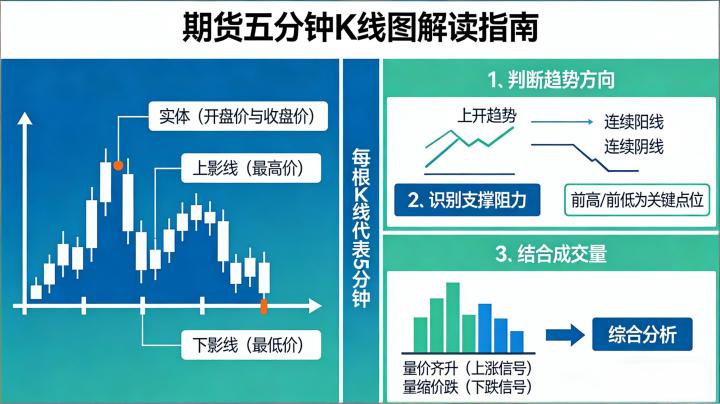 期货五分钟k线图怎样看？新手易懂实操指南