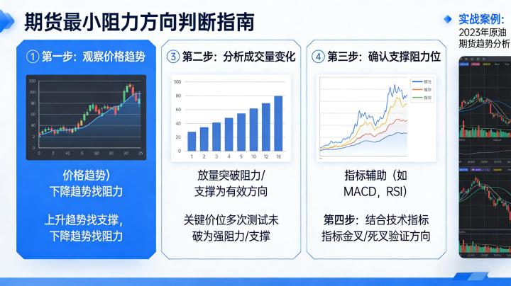 期货中怎么判断最小阻力方向？实操方法一文读懂