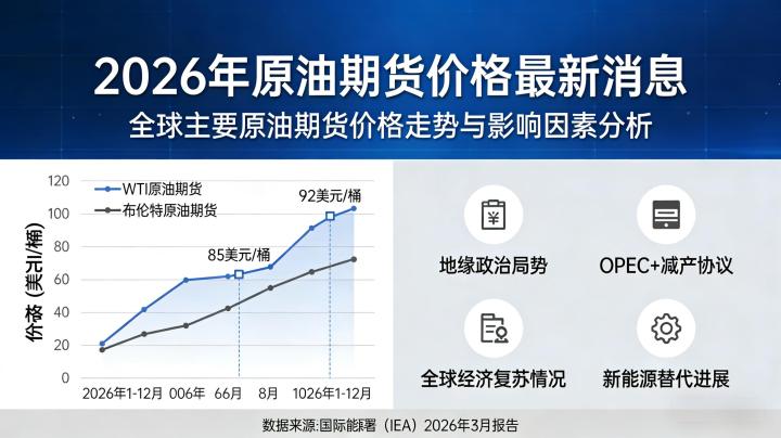 原油期货价格最新消息2026：走势解读、影响因素及实操建议如何把握？