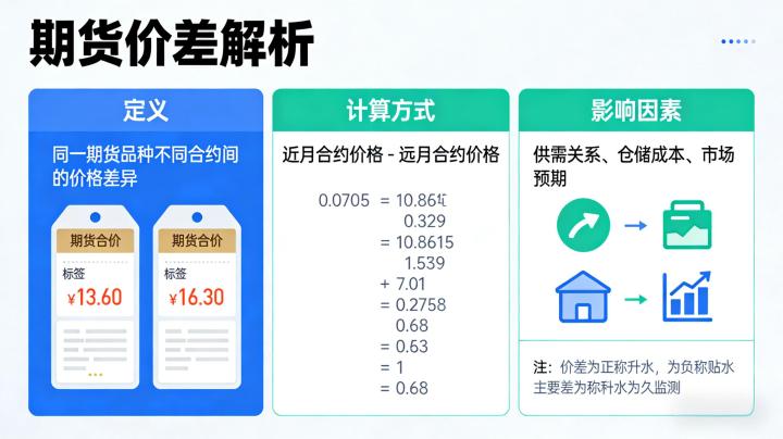 期货价差什么意思2026:核心定义、计算方法及实操应用如何全面理解?