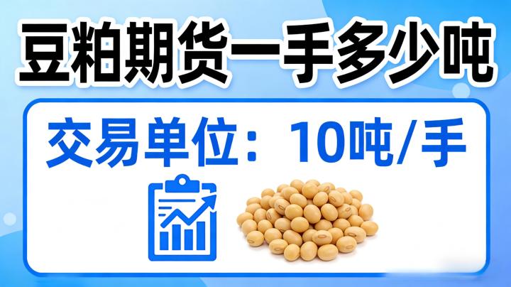豆粕期货一手多少吨 2026 年交易合约标准与交易成本核心细则是什么？
