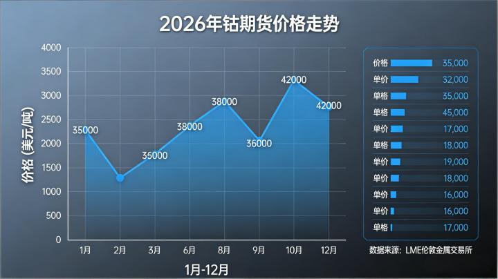 钴的期货价格 2026 年供需格局变化与价格波动核心影响因素是什么？