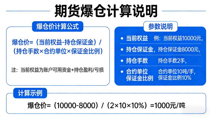 期货爆仓计算 2026：高杠杆交易中如何精准测算风险阈值与防控穿仓风险？