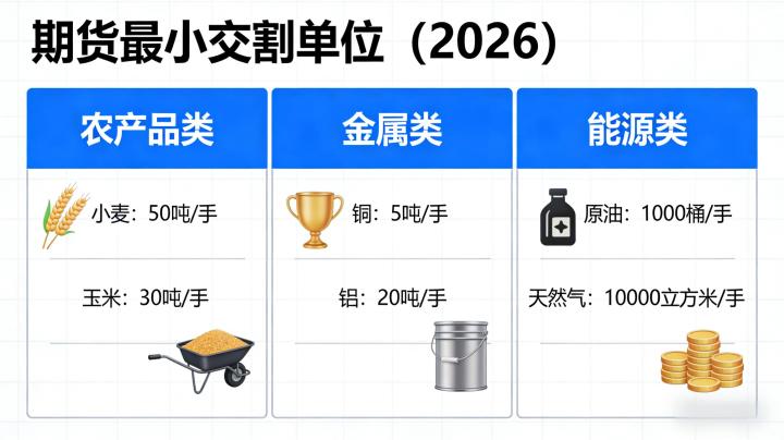 期货最小交割单位 2026 年执行规则是什么？对交割与交易有哪些核心影响？