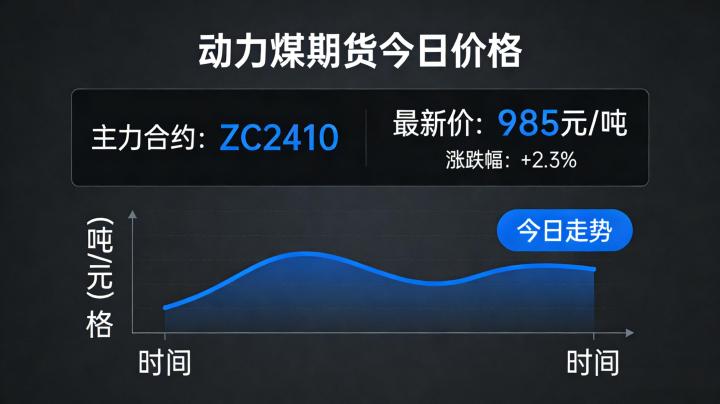 动力煤期货今日价格 2026 年供需基本面与行情波动驱动因素全解析？
