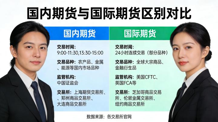 国内期货和国际期货的区别2026年全面解析有哪些核心差异需重点关注?