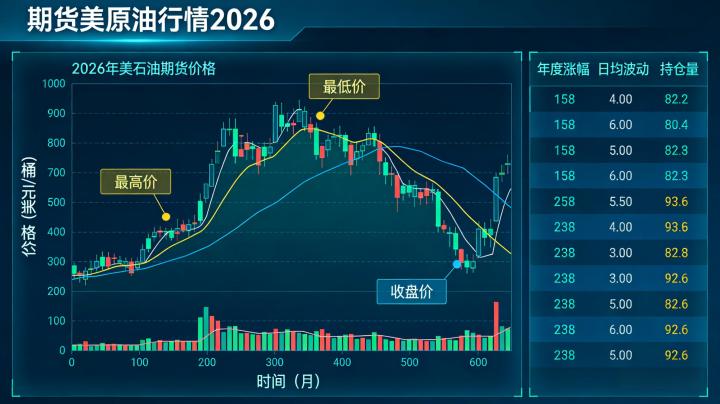期货美原油行情 2026 年核心驱动逻辑是什么?普通投资者该如何精准分析与布局