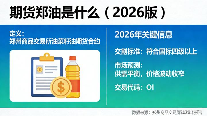 期货郑油是什么 2026 年最新品种规则与投资要点，个人投资者该如何全面认知？