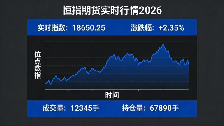 恒指期货实时行情 2026 年查看渠道与分析逻辑,个人投资者该如何高效解读?