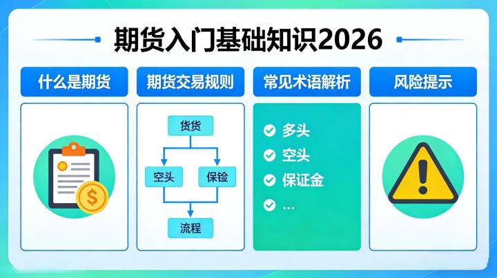 期货入门基础知识2026 新手必学的核心要点的及避坑指南是什么?