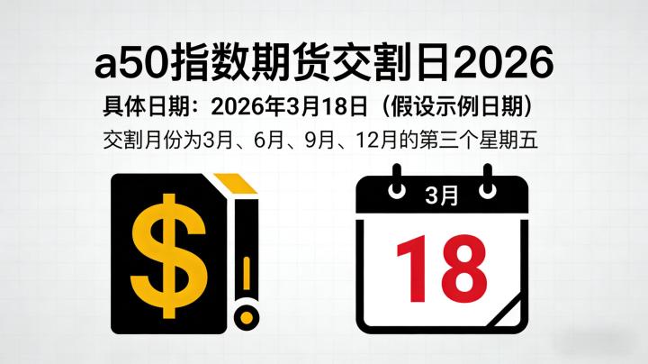 a50指数期货交割日2026 具体日期、规则及持仓管理要点是什么?