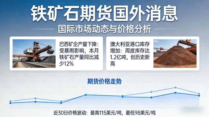 铁矿石期货国外消息2026 核心动态、影响因素及应对策略是什么?