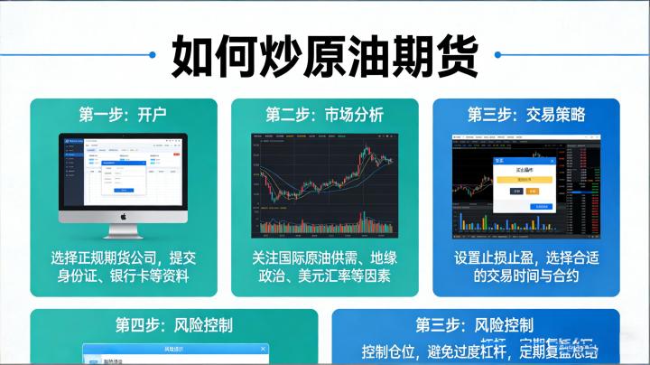 如何炒原油期货2026年新手入门全攻略?开户交易流程与风控要点详解