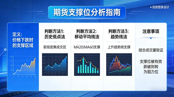 期货怎么看支撑位 2026 年实战方法？识别技巧与交易应用全指南