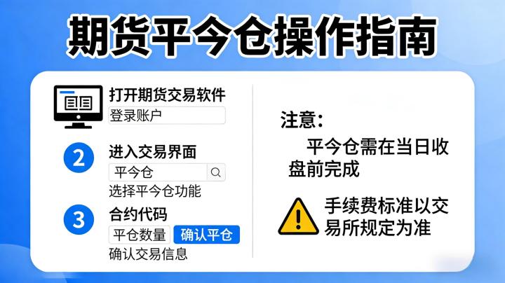 期货怎么平今仓 2026 年最新操作方法?规则差异与成本优化全指南