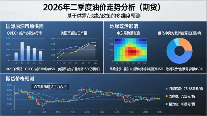 油价走势分析期货 2026 年二季度怎么走?核心因素与交易策略全梳理