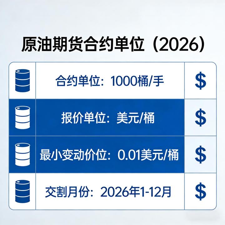 原油期货合约单位 2026:INE 原油期货交易的核心单位与配套规则到底是什么?