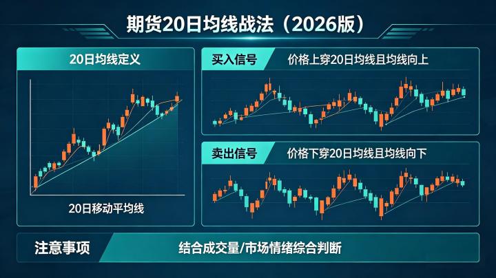 期货 20 日均线战法 2026：趋势交易的核心实操技巧与风控要点到底是什么？
