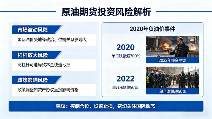 买原油期货风险大吗 2026:个人投资者参与交易的核心风险与防控逻辑到底是什么?