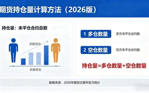 期货持仓量怎么算 2026 个人投资者该如何掌握计算规则与实战应用方法？