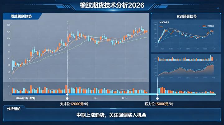 橡胶期货的技术分析 2026，K 线形态与量价信号及趋势交易策略如何？