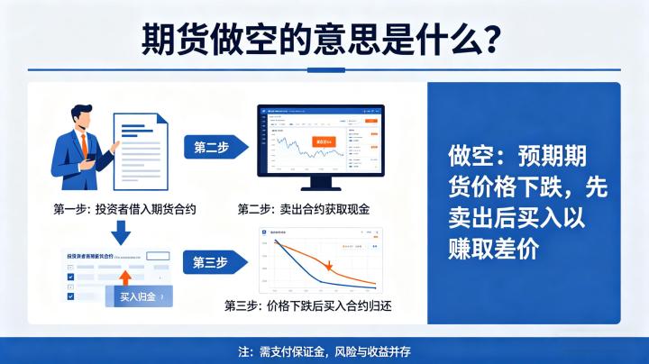 期货做空的意思是什么？操作逻辑、盈利方式与风险该如何全面了解？