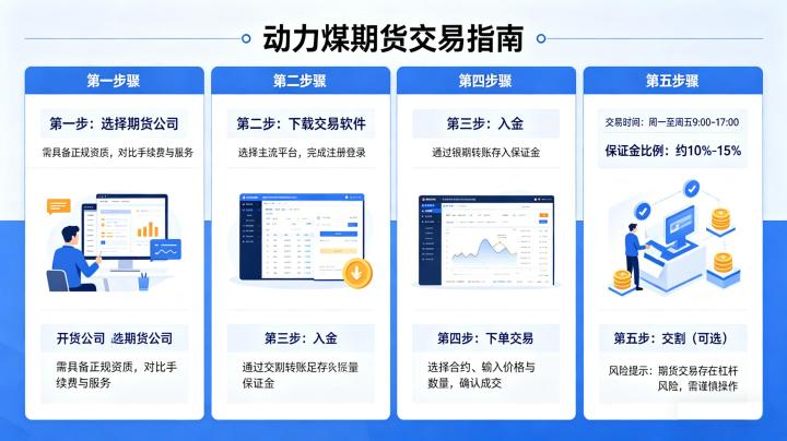 动力煤期货怎么交易?基础规则、交易流程与风险控制全解析