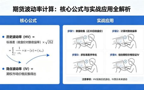 期货波动率怎么计算？核心公式与实战应用全解析