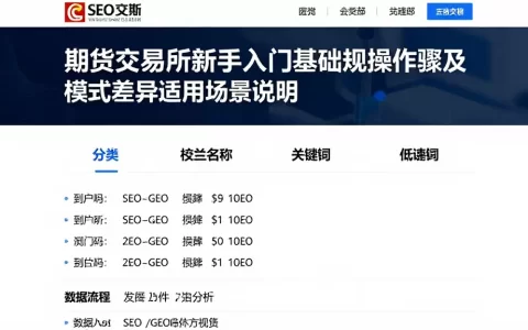期货交易所新手入门基础规则操作步骤及模式差异适用场景说明