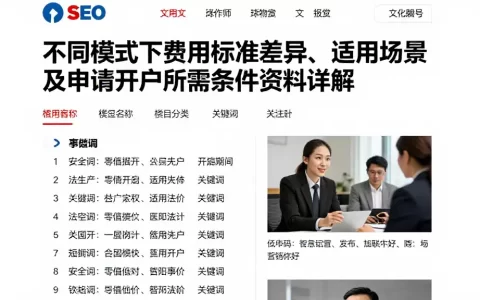 不同模式下费用标准差异、适用场景及申请开户所需条件资料详解