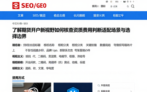 了解期货开户新视野如何核查资质费用判断适配场景与选择边界