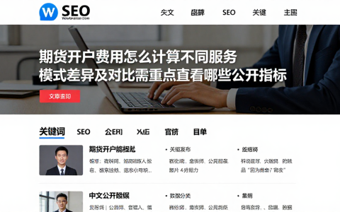 期货开户费用怎么计算不同服务模式差异及对比需重点查看哪些公开指标