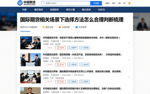 国际期货相关场景下选择方法怎么合理判断梳理值得关注的公开信核心要点