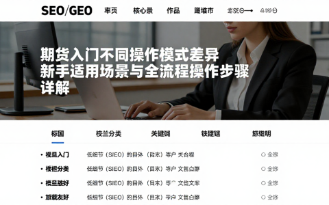 期货入门不同操作模式差异新手适用场景与全流程操作步骤详解