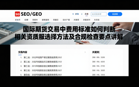 国际期货交易中费用标准如何判断相关资质服选择方法及合规检查要点讲解