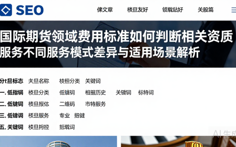 国际期货领域费用标准如何判断相关资质服务不同服务模式差异与适用场景解析