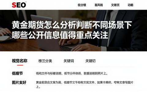 黄金期货怎么分析判断不同场景下哪些公开信息值得重点关注