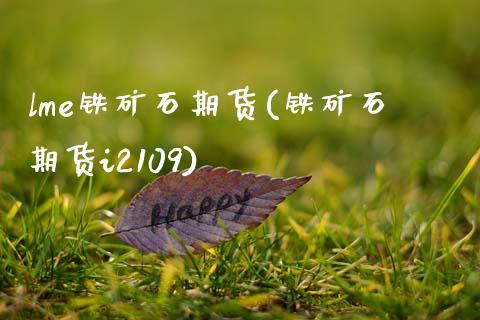 lme铁矿石期货(铁矿石期货i2109)