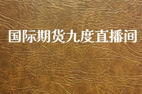 国际期货九度直播间