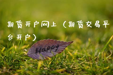期货开户网上（期货交易平台开户）