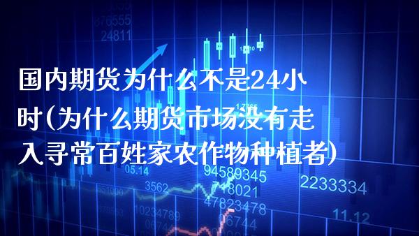 国内期货为什么不是24小时(为什么期货市场没有走入寻常百姓家农作物种植者)_https://www.boyangwujin.com_原油期货_第1张